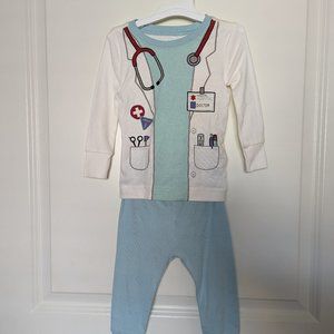 Unisex Doctor Costume Pajama (12-18 mo)